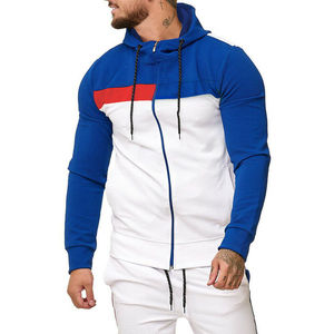 Sweat à capuche pour homme, lavage à l'acide, hiver, broderie, salle de sport, fitness, respirant, séchage rapide, 100% coton - Product Image 1