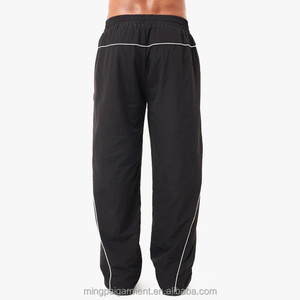 Nouveauté tendance, vêtements de sport, streetwear, vêtements de sport noirs pour hommes, survêtements, logo personnalisé, ensemble 2 pièces en nylon surdimensionné, coupe-vent - Product Image 5