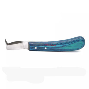 Cuchillo para Cascos de Acero Inoxidable Alemán, Hoja Reutilizable y Afilada, Mango de Lámina, Herramienta para Recortar Cascos de Caballos y Ganado, Duradero, Veterinario - Product Image 3