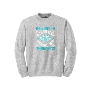 เสื้อกันหนาวผ้าฝ้ายผสมลายพระพุทธรูปพิมพ์ลายสไตล์ลำลองมี12สีให้เลือก260-280 - Product Image 2