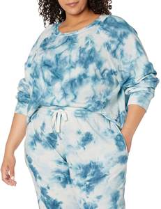 Pull brodé surdimensionné de luxe pour femmes 100% coton sweat à capuche à col rond avec Logo personnalisé Streetwear pour l'hiver - Product Image 3