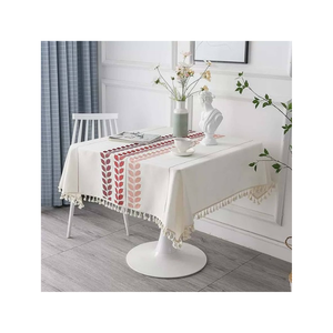 Nappe en coton à imprimé agrumes botaniques, 56 x 84 pouces, 172 GSM, 195 TC, douce, pour repas en famille, export, fabricant - Product Image 3