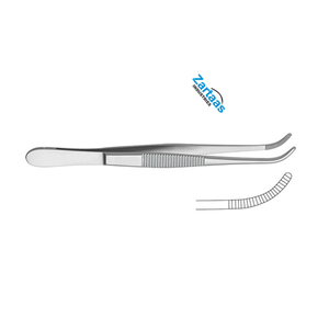 Pince à panser standard en acier inoxydable de haute qualité incurvée 16cm / 6.25 "Fabricant d'instruments chirurgicaux - Product Image 6