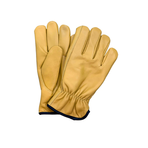 Guantes de conductor de invierno de cuero de oveja con pulgar trapezoidal y forro polar-Térmico Casual y uso diario Durable y flexible - Product Image 1