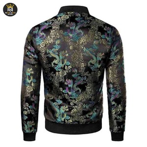 Professional Casual High-Street Style Men's Quilted Bomber <b>Jacket</b> High Quality Multicolor Stand Collar winter <b>jacket</b> - Product Image 2