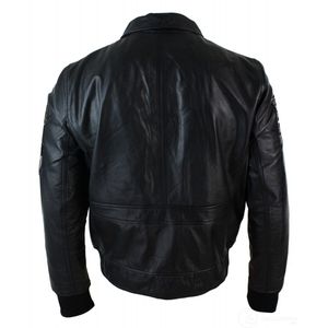 Hasnain – nouvelle veste en cuir véritable pour homme, produit sur mesure, bombardier grande taille, veste de moto personnalisée - Product Image 3