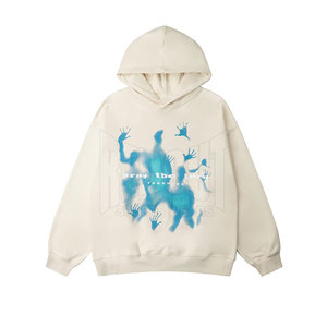 เสื้อฮู้ดทรงหลวมพิมพ์ลายโลโก้ของคุณเอง - Product Image 1