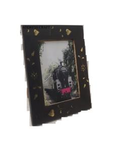 กรอบรูปไม้ทรงสี่เหลี่ยมสีน้ำตาลและสีทอง ประดับด้วยงานฝังกระดูก ราคาไม่แพง เหมาะสำหรับใช้ในบ้าน สำนักงาน หรือเป็นของขวัญในงานปาร์ตี้ - Product Image 5