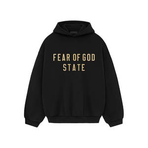 Men's Oversized Heavyweight Fleece Breathable Customized Hoodie Set Plus Size Casual Streetwear Sweatshirts Hooded Collar Woven - Product Image 1