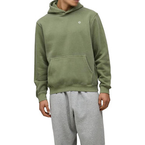 Sudadera con Capucha de Felpa de Algodón con Panel Gráfico Trasero para Hombre, 430 GSM, Corte Holgado, con Logotipo Bordado en el Pecho, Fabricación OEM - Product Image 1