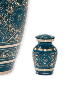 Urnas de metal hechas a mano para servicios de cremación funeraria Cementerios-Venta al por mayor de compradores internacionales Jarrones de metal Categoría de producto - Product Image 2