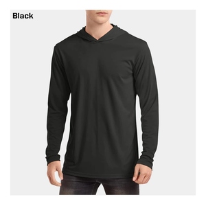 Vente en gros OEM impression personnalisée couleur unie sublimation T-shirts Sport Gym séchage rapide 100% polyester t-shirt hommes à manches longues - Product Image 5