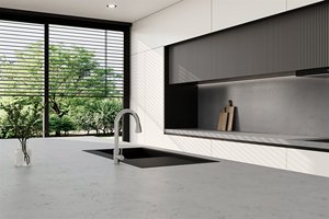 Venta Especial: Losa de Cuarzo Calacatta de 2cm y 3cm con Borde Biselado, Moderna, para Encimeras de Cocina, Baño y Comedor, al por Mayor - Product Image 2