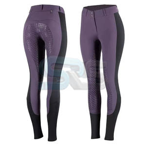 Stylish Jodhpur & Breeches Women <b>Equestrian</b> <b>Leggings</b> Latest Design Riding With Custom Logo High Waist Pants For Horse Riding - Product Image 4