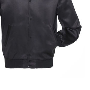 Chaqueta Bomber de satén de alta calidad 100% para hombre, proveedor directo de fábrica, chaqueta de invierno de satén para hombre a granel, gran cantidad - Product Image 4