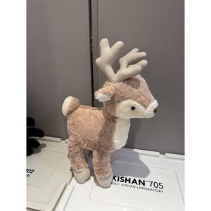 Peluche électronique renne mignon de Noël 36 cm, super douce, rembourrée de coton PP pour enfants - Product Image 2