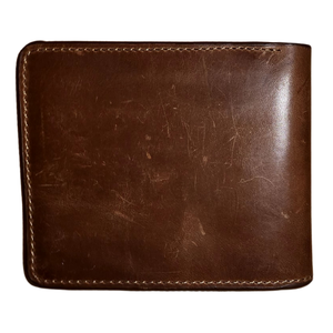 Portefeuille pour hommes de qualité supérieure en cuir de vache véritable de luxe en cuir de traction - Product Image 4