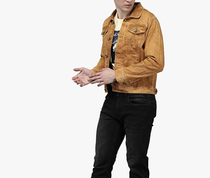 แจ็คเก็ตยีนส์ผู้ชายสำหรับฤดูหนาว พิมพ์โลโก้ตามสั่ง ขายส่ง เสื้อผ้าลำลองแนวสตรีทแฟชั่น เสื้อโค้ทยีนส์ กันน้ำ เหมาะสำหรับขี่มอเตอร์ไซค์ - Product Image 6