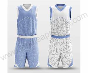 Venta al por mayor personalizado uniforme de baloncesto conjunto XS tamaño equipo Jersey pantalones cortos transpirable adulto ropa deportiva sublimación Logo impresión - Product Image 5
