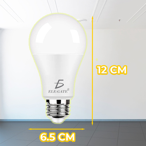Confezione da 5 Lampadine LED da 9W, Luce Fredda 6500K, Corpo in Plastica, Attacco E27 e B22, Chip CTC e SMD, Interruttore con Sensore, Certificato per Uso Residenziale - Product Image 4