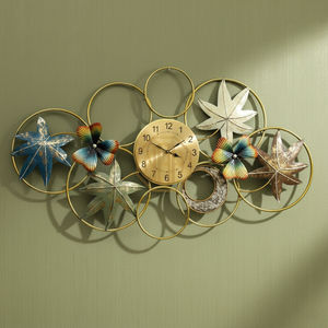 Venta al por mayor moderno de lujo diseño real grabado de metal arte de la pared decoración de hierro de primera calidad sala de estar decoración colgante - Product Image 6