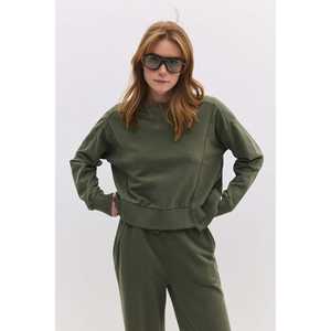 Sudadera de Cuello Redondo para Uso Diario, 100% Algodón - Product Image 1