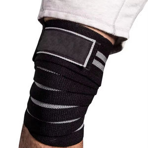 Bandes de genou en néoprène élastique de haute qualité, best-seller, compression personnalisée pour l'entraînement, musculation, antidérapantes - Product Image 6