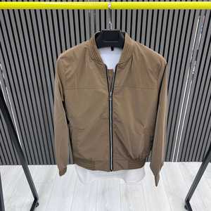 Abrigo Informal con Cierre y Cuello en V para Hombre, Color Blanco, Transpirable, Manga Larga, Grosor Estándar, Ropa de Abrigo, Moda Urbana, Tela Nova - Product Image 1