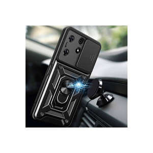 Étui de téléphone en silicone avec support magnétique pour Tecno Spark 10 Pro Pova Neo 10C 7 Plus - Protection de l'appareil photo coulissante, coque antichoc - Product Image 4