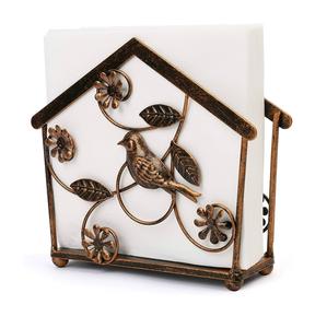 Stylish Bird Design Metal Napkin Holder for Wedding for <b>Party</b> <b>Decoration</b> for Hotels Top Quality Bathroom Tissue Box Cover - Product Image 3