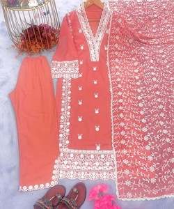 Ấn Độ thiết kế giản dị chính thức văn phòng hàng ngày mặc cô gái in Váy giá bán buôn sẵn sàng làm phụ nữ Dresses Lady thanh lịch mới nhất alphanumero - Product Image 1