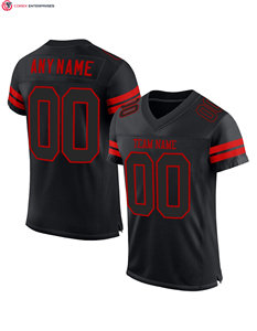 Camiseta de fútbol americano cosida para hombre, camiseta de alta calidad, transpirable, de talla grande, Unisex - Product Image 3