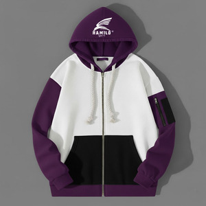 Sweat-shirts thermiques pour hommes, style unique, 100% coton, motif uni, technique pour les basiques d'hiver, coton mélangé - Product Image 5