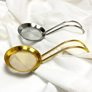 Passoire à thé en laiton moderne à bas prix en or finie avec une passoire à thé de qualité supérieure pour une utilisation en cuisine en vrac - Product Image 6