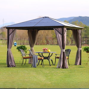 Pavillon de jardin en alliage d'aluminium de qualité supérieure, grand abri solaire de luxe pour cour, tente de véranda, vente en gros - Product Image 1
