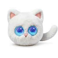 Robot Kucing AI Interaktif untuk Meja Kerja, Asisten Suara, Mata Animasi TFT, untuk Anak-anak dan Dewasa