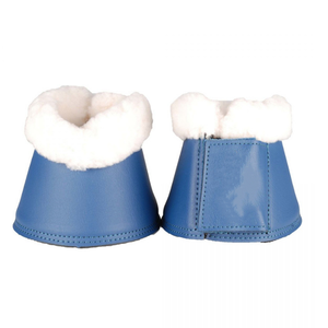 Bottes cloche de cheval en cuir PU imperméable équipement de protection durable pour l'entraînement de compétition d'équitation avec doublure en polyester Teddy doux - Product Image 1