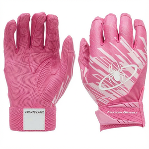 Gants de frappe de baseball synthétiques unisexes, excellente résistance, marque personnalisée, logo propre, prix de gros OEM, gants de frappe de softball - Product Image 1