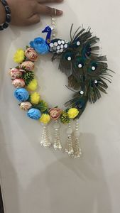 Flores Artificiales con Diseño de Pavo Real Más Vendidas para Decoración de Puertas o Paredes para Decoración de Diwali Toran - Product Image 2