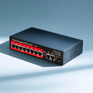 6-Port PoE-Switch mit Cloud-Management-App/Web 10/100Mbps 2-Port 1000M PoE 2 Gigabit RJ45 und SFP für IP-Kameras - Product Image 2