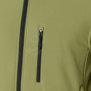 เสื้อแจ็คเก็ตซอฟต์เชลล์แบบซิปหน้า ดีไซน์ใหม่ เป็นมิตรกับสิ่งแวดล้อม ระบายอากาศได้ดี มีโลโก้ด้านหน้า สำหรับผู้ชาย ใส่ในฤดูหนาว - Product Image 6