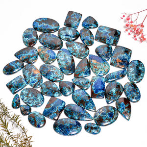High Quality Natural Azurite Quartz Gemstone in Mix Shape Loose Pendant Cabochon for Making <b>Healing</b> <b>Crystal</b> Jewelry - Product Image 3