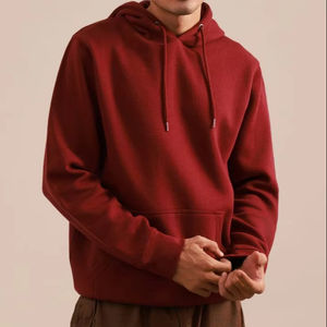 <b>Men's</b> Winter Leisure Sports Hoodie with Thumb Hole Quick Dry Fitness Training <b>Jacket</b> Digital Printing Loose Fit Plain Dyed - Product Image 1