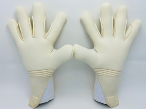 2024 gants de gardien de but de haute qualité pas cher prix gants de protection des doigts extensibles pour hommes et femmes gants de couleur blanche - Product Image 2