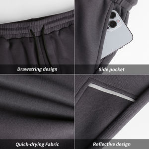 Fit Jogger Pants para actividades diarias, Streetwear Pantalones para correr con cintura con cordón para entrenamiento o Joggers de viaje - Product Image 6