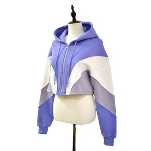 Latest Design Custom Logo Oversized <b>Crop</b> <b>Top</b> Pullover Sweatshirt Cropped Hoodie Women <b>Crop</b> <b>Top</b> Hoodies - Product Image 1