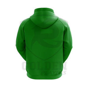 Venta al por mayor de logotipo personalizado Sublimación Sudadera con capucha de los hombres de color negro de moda de manga larga Jersey en blanco Sublimación Sudadera con capucha para los hombres - Product Image 3