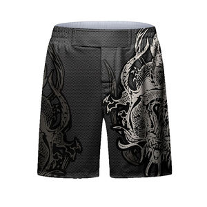 Rashguard corto personalizado para hombre sublimado BJJ compresión MMA equipo de gimnasio boxeo HECHO DE Spandex/nailon de secado rápido - Product Image 5