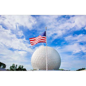 Bandera Americana de 6x10 pies, estilo para colgar, poliéster hilado de alta resistencia, para todo tipo de clima, bandera estadounidense de alta calidad, serie resistente a desgarros, mástil de aluminio. - Product Image 6