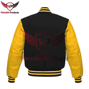Logotipo personalizado lana Chenille bordado béisbol Pittsburgh Pirates hombres Varsity chaqueta Letterman al por mayor - Product Image 2